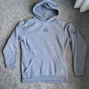 Realtree Men's Heather Gray Hoodie